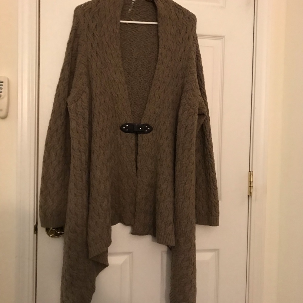 Thick brown sweater